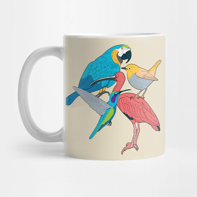 Exotic Birds Collection by Mako Design 